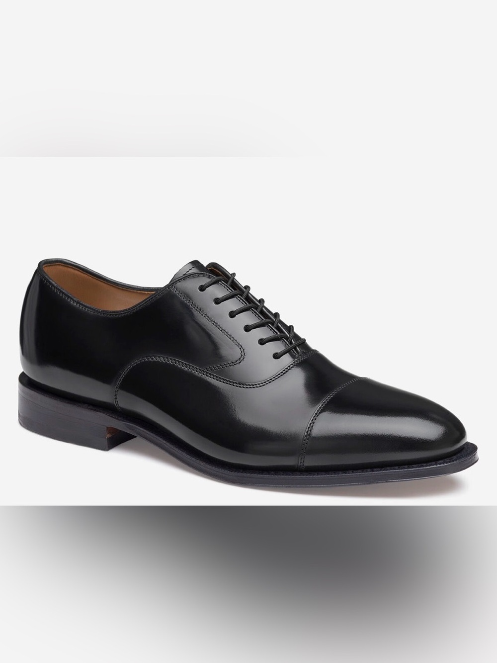 Johnston & Murphy Melton Cap Toe Genuine Calf Leather Oxfords size 11.5